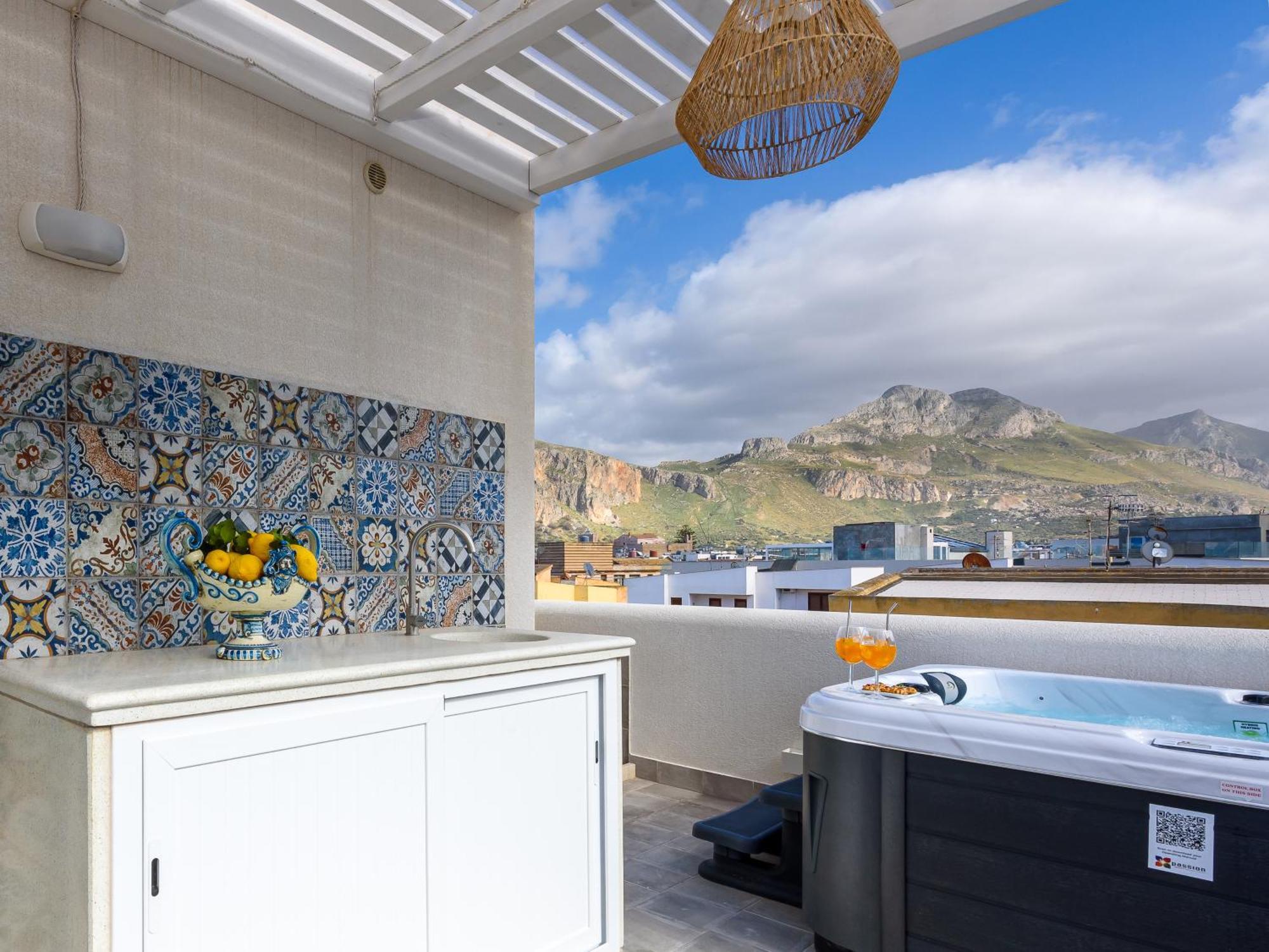 Il Faro E La Luna Beach Apartments San Vito Lo Capo Luaran gambar